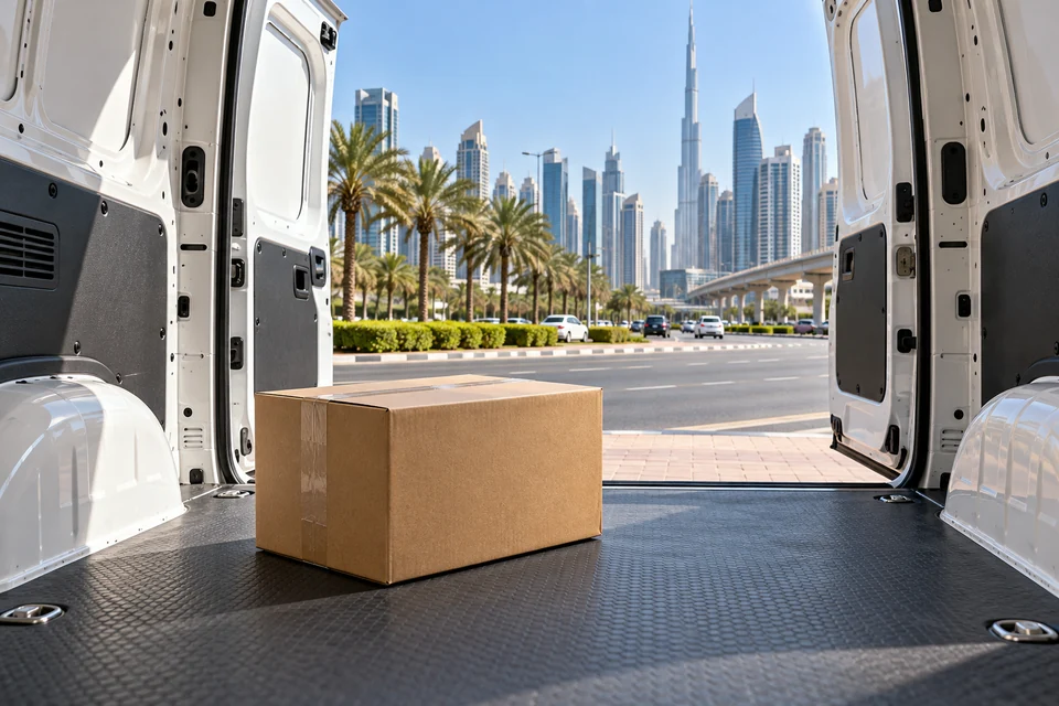 Same-day delivery — illustrative service scene